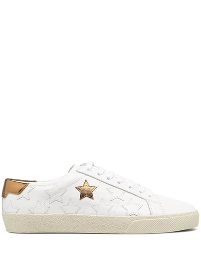 Shop Saint Laurent Sneakers White