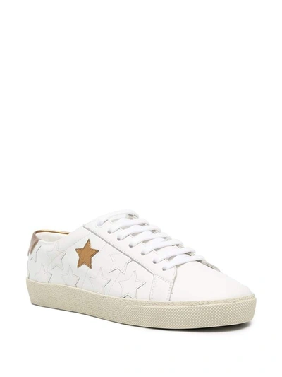 Shop Saint Laurent Sneakers White