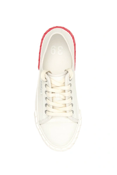 Shop Both Low Tyres Sneakers In White Pink Fluo