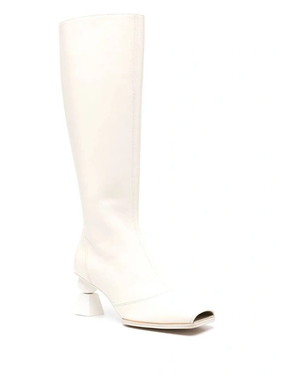 Shop Jacquemus Boots White