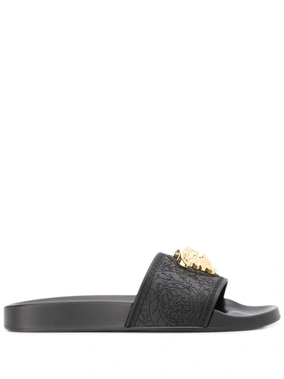 Shop Versace Sandals Black