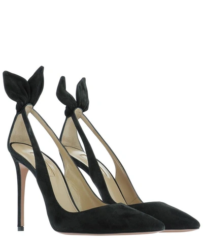 Shop Aquazzura "deneuve" Pumps In Black  