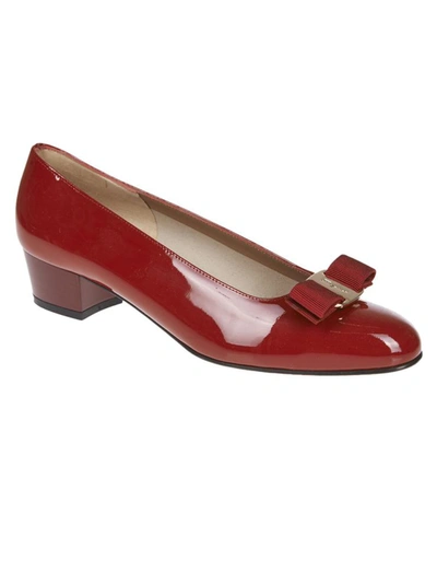 Shop Ferragamo Salvatore  Flat Shoes Red