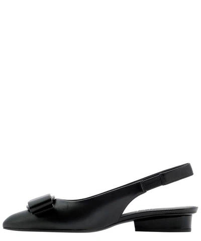 Shop Ferragamo "viva Sling" Sandals In Black  