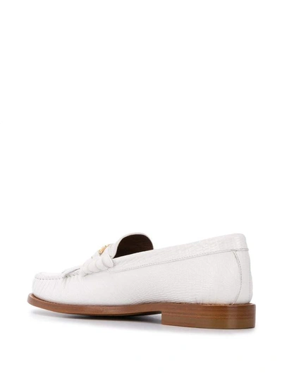 Shop Celine Céline Flat Shoes In Bianco