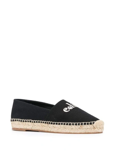 Shop Celine Céline Flat Shoes In Nero