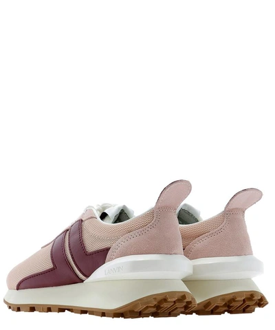 Shop Lanvin "bumper" Sneakers In Pink