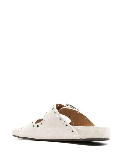 Shop Isabel Marant Sandals In Bianco