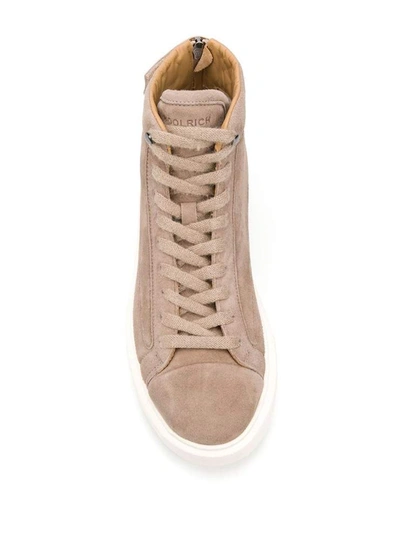 Shop Woolrich Boots In Beige