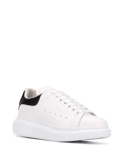 Shop Alexander Mcqueen Sneakers In Bianco