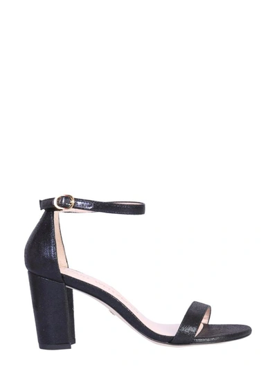 Shop Stuart Weitzman "nearly Nude" Sandal In Black