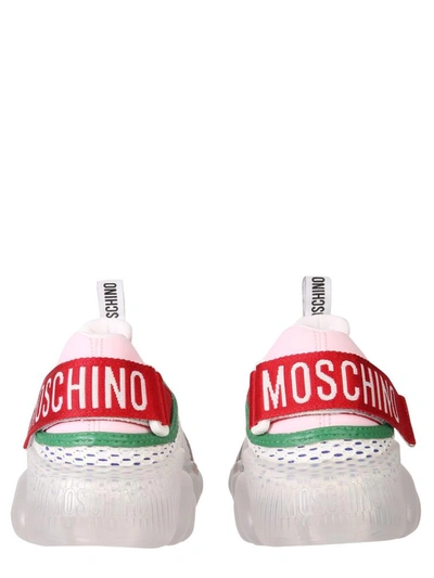 Shop Moschino "teddy Shoes" Snekears In Multicolour