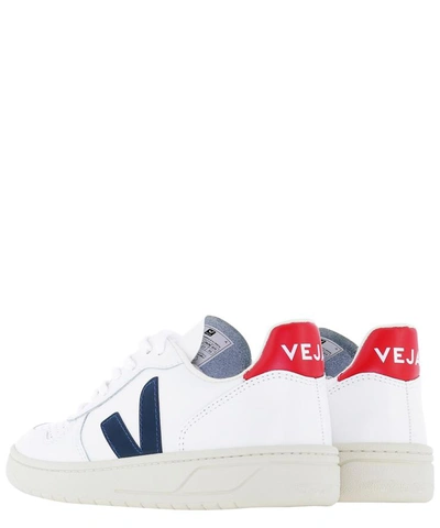 Shop Veja "v-10" Sneakers In White