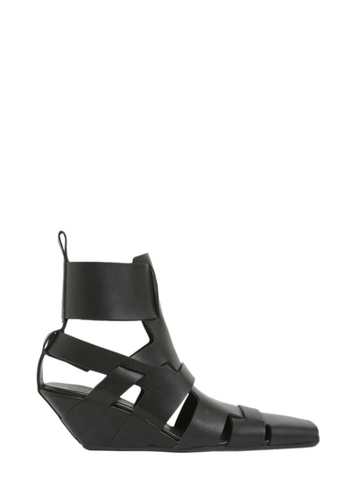 Shop Rick Owens "lazarus" Sandals In Black