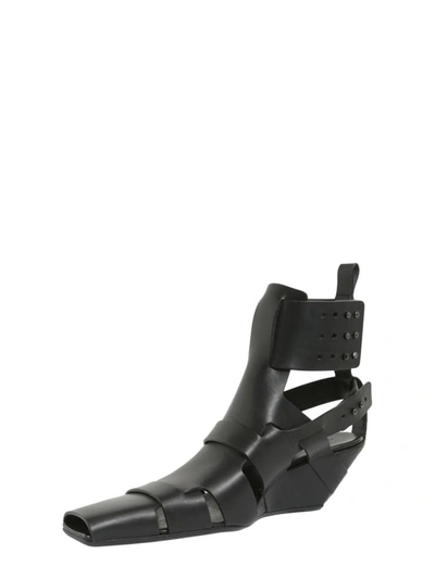 Shop Rick Owens "lazarus" Sandals In Black