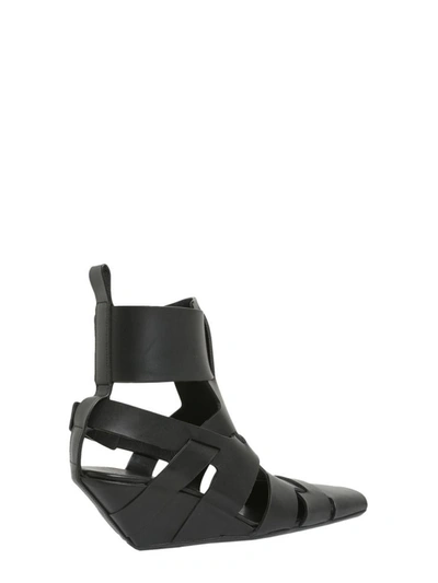 Shop Rick Owens "lazarus" Sandals In Black