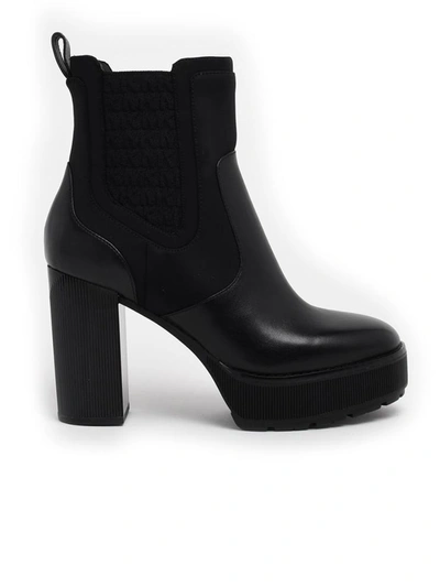 Michael Michael Kors Women's Cramer Platform Leather Booties In Black |  ModeSens
