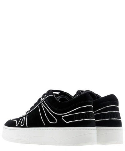 Shop Jimmy Choo "hawaii" Sneakers In Black  