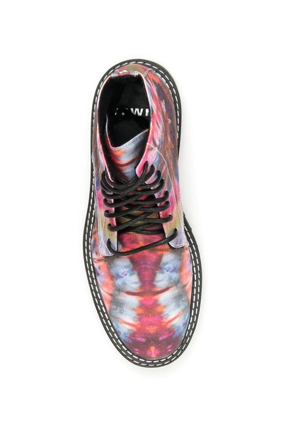 Shop Dawni Tie-dye Combat Boots In Tie Die