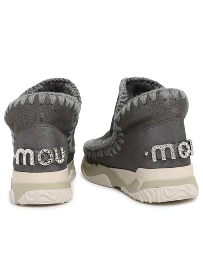 Shop Mou Grey Eskimo Trainer Sneakers