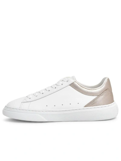 Shop Hogan Sneakers H365 Oro Bianche In White