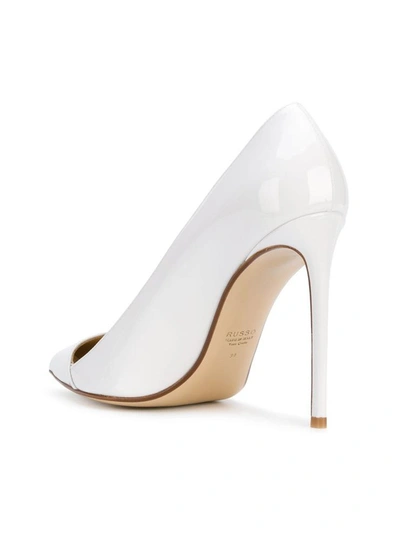 Shop Francesco Russo With Heel White