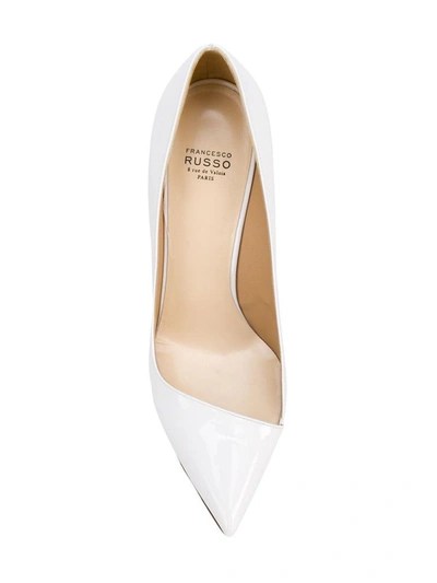 Shop Francesco Russo With Heel White