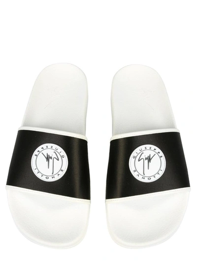 Giuseppe Zanotti Women Rubber Slide Sandals In Black