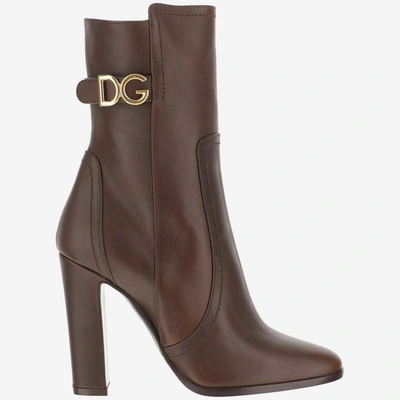 Shop Dolce & Gabbana Boots In Marrone