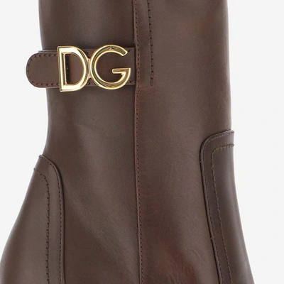 Shop Dolce & Gabbana Boots In Marrone