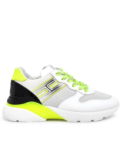 Shop Hogan Sneakers Active One Gialle/arg In White