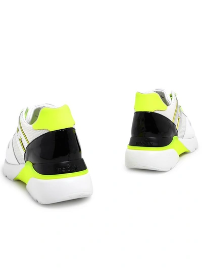 Shop Hogan Sneakers Active One Gialle/arg In White