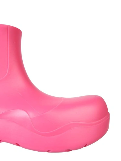Shop Bottega Veneta "bv Puddle" Boots In Pink