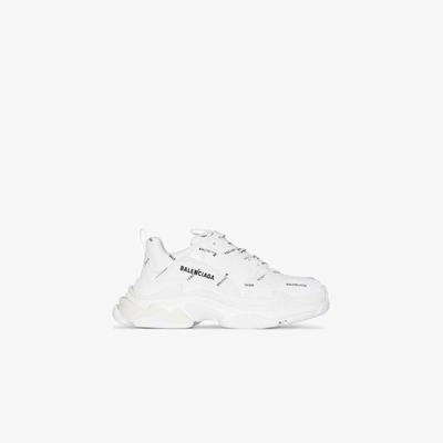 Shop Balenciaga Sneakers In Bianco