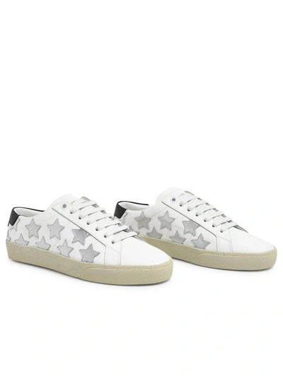Shop Saint Laurent Sneakers Stelle Bianche In White