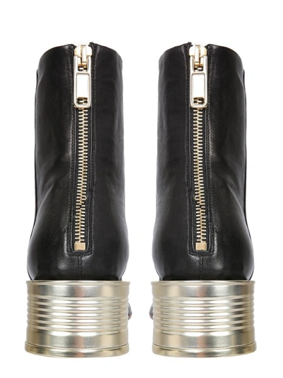 Shop Mm6 Maison Margiela Tin Heel Boots In Black