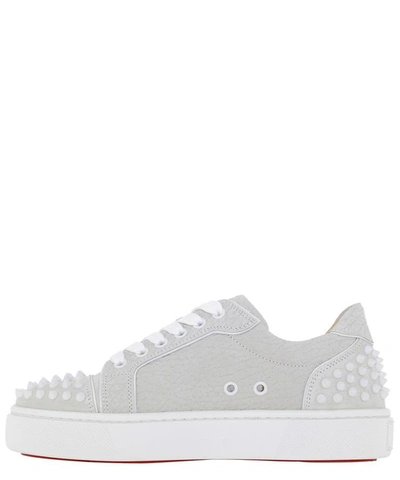 Shop Christian Louboutin "vieirissima 2" Sneakers In White