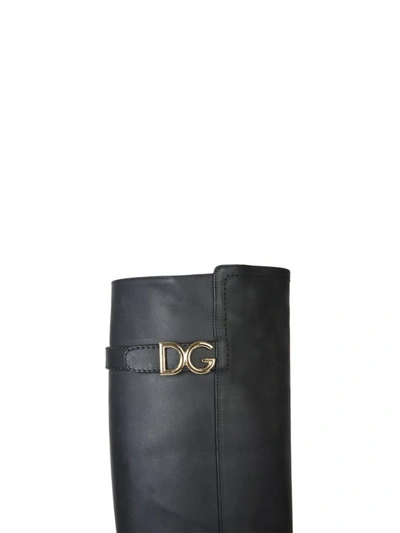 Shop Dolce & Gabbana "caroline" Boots In Black