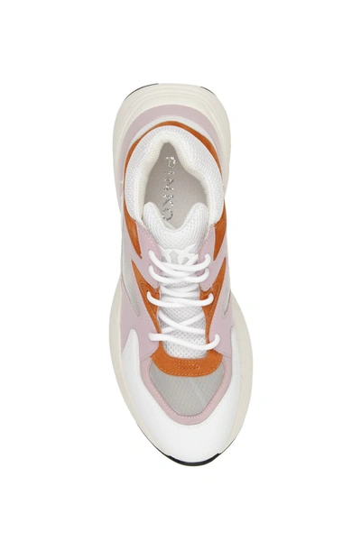 Shop Pinko Maggiorana Sneakers In Bianco Rosa Arancio