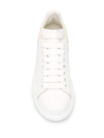 Shop Alexander Mcqueen Sneakers Beige