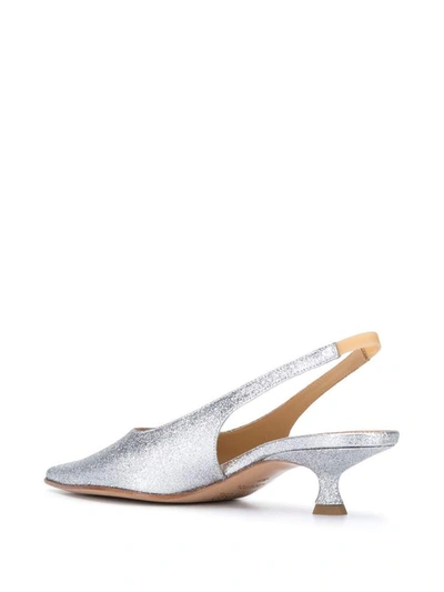 Shop Mm6 Maison Margiela With Heel Silver