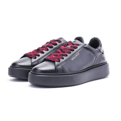 Shop Woolrich Sneakers In Nero