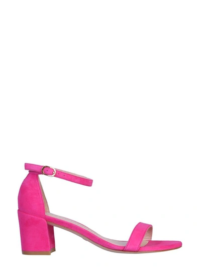 Shop Stuart Weitzman Simple Sandal In Pink