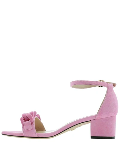 Shop Stuart Weitzman "amelina" Sandals In Pink