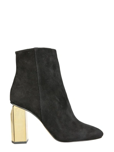 Shop Michael Michael Kors Petra Boots In Black