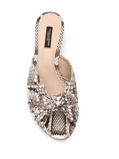Shop Dolce & Gabbana Sandals White