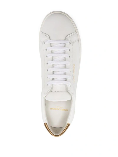 Shop Saint Laurent Sneakers White