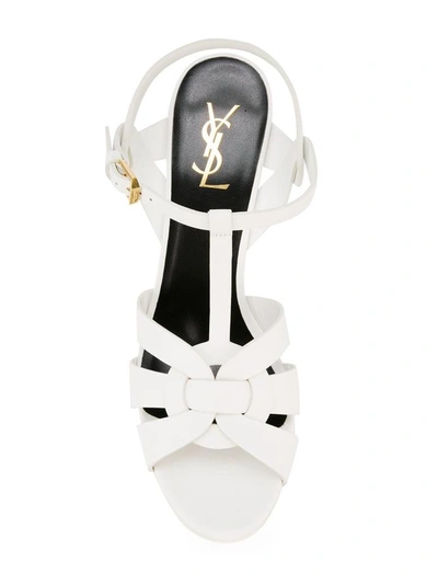 Shop Saint Laurent Sandals White