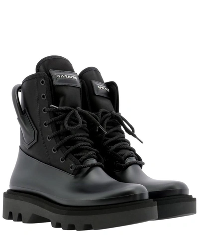 Shop Givenchy "combat" Rainboots In Black  