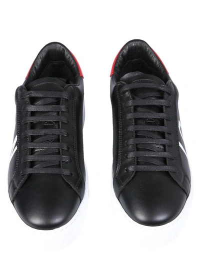 Shop Dsquared2 Sneakers With Logo In Black